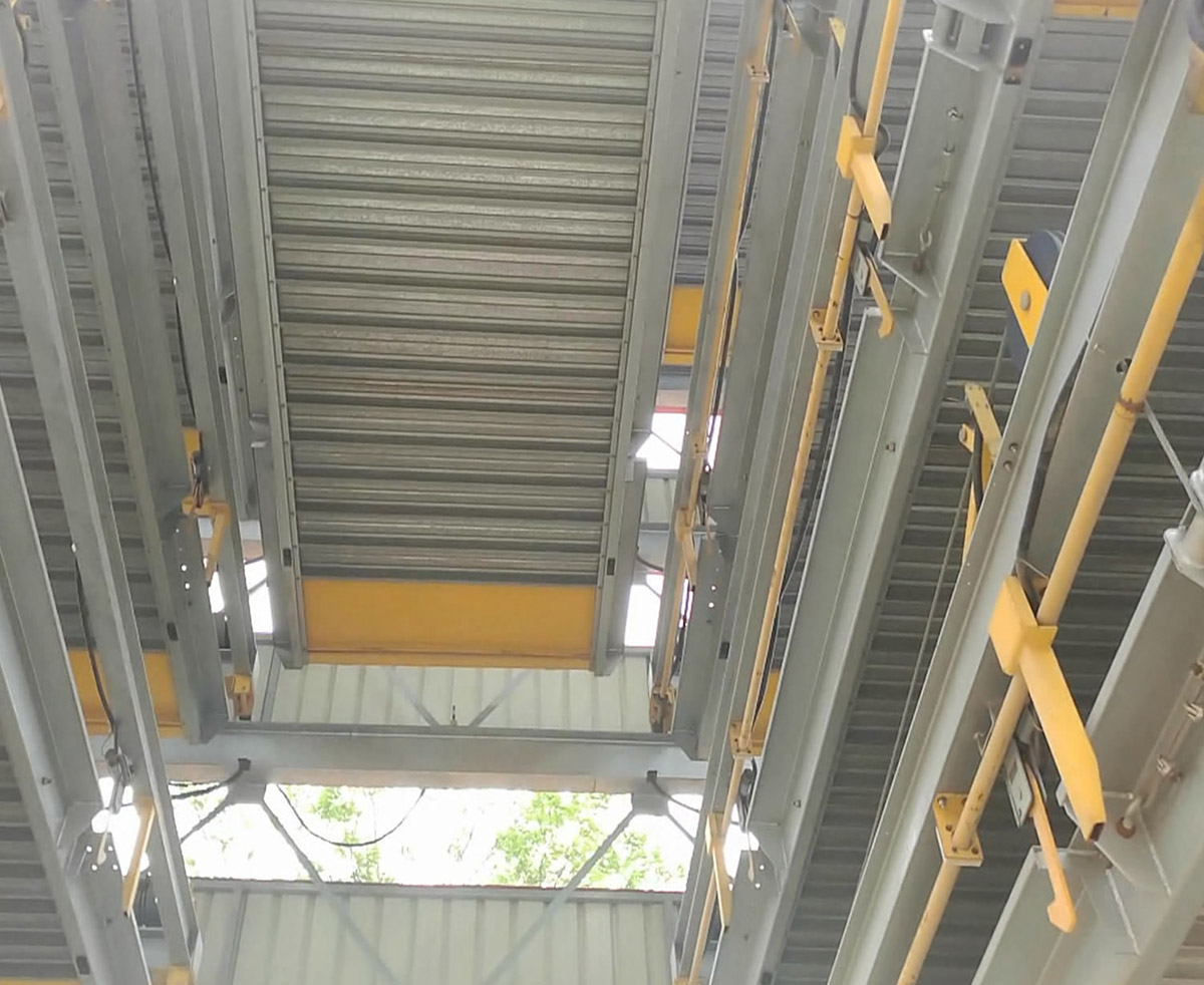 越西机械停车库PSH7七层升降横移机械式停车库