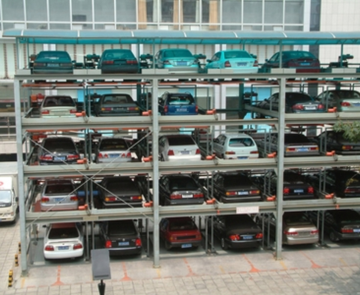 河南机械停车库PSH5五层升降横移机械停车设备