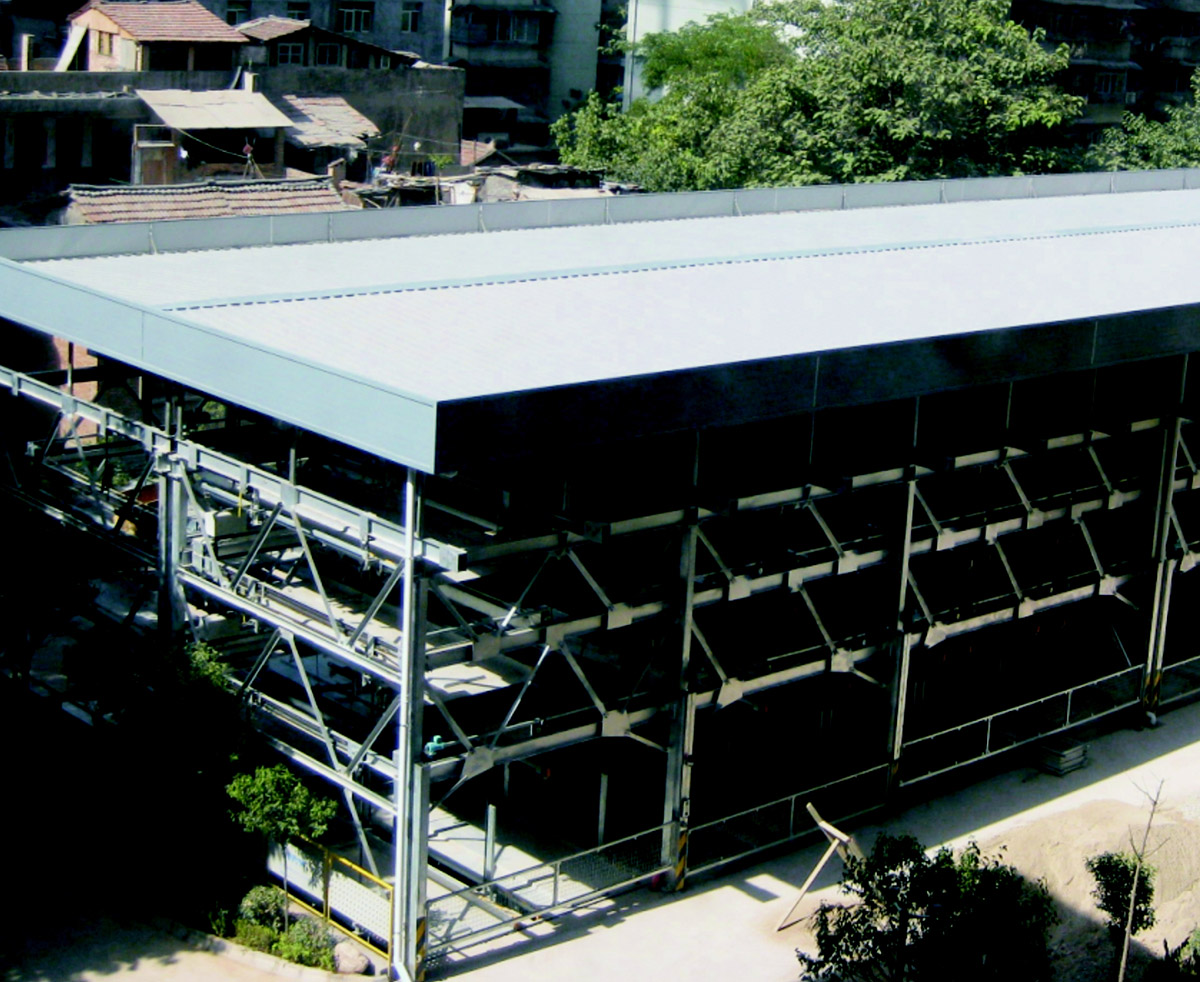 贵州机械停车库PSH4-D2负二正二地坑四层升降横移机械智能车库