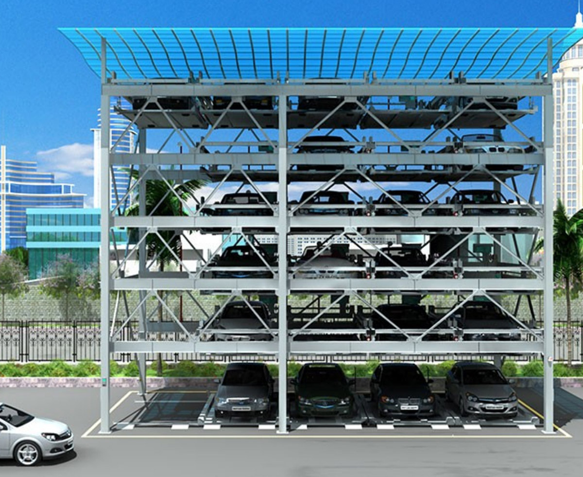名山机械停车库PSH4-6四至六层升降横移机械自动车位